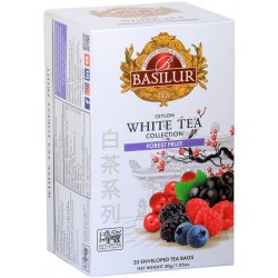 Basilur Bílý čaj White Tea Forest Fruit 20 x 1,5 g