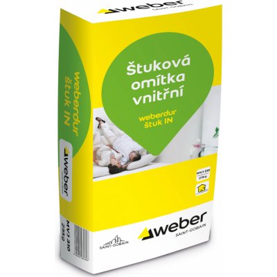 Weber weber.dur štuk IN vnitřní 25 kg - MVJ 310 25 – Hledejceny.cz