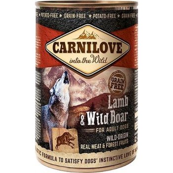 Carnilove Dog Wild Meat Lamb & Wild Boar 400 g