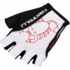 Rukavice na kolo Castelli Rosso Corsa Classic SF white/black