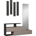 ASIR Předsíňová stěna RAMDA moccaantracit – Sleviste.cz