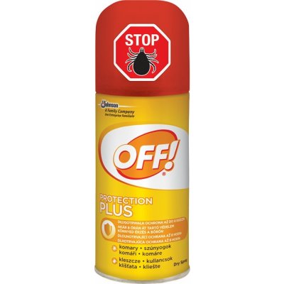Off! Protection Plus rychleschnoucí repelentní spray 100 ml – Sleviste.cz