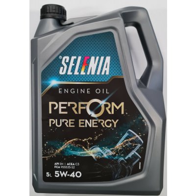 Selénia Perform Pure Energy 5W-40 5 l – Zboží Mobilmania