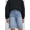 Dámské šortky Answear Lab Džínové šortky dámské hladké high waist 1j763.fh modrá