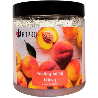 Anpro peeling solný tělový s vůní broskev 250 g – Zboží Dáma