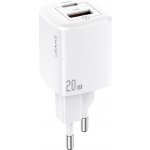 Nabíječka do sítě USAMS US-CC128 T37 Super Si QC3.0+PD Fast Charger 20W ( EU)