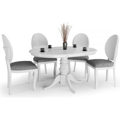 Halmar stůl WILLIAM dřevo bílá – Zboží Dáma