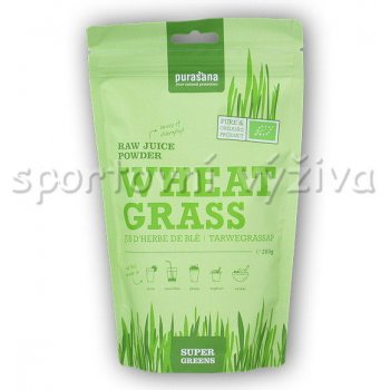 Purasana Wheat Grass Raw Juice Powder BIO 200 g