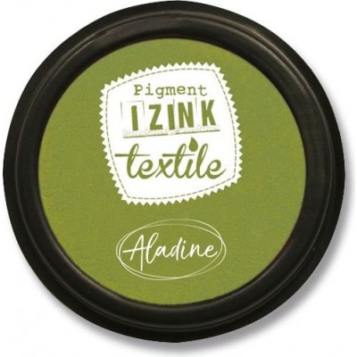 Razítková poduška na textil Aladine Izink zelená