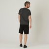 Pánské Tričko Domyos pánské fitness tričko s krátkým rukávem 500 bavlněné šedé