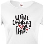 Dámské tričko Wine Drinking team bílá – Hledejceny.cz