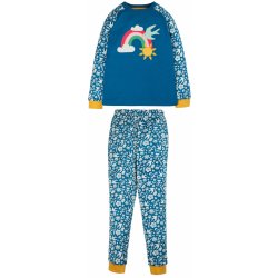 Dětské pyžamo Duha modré