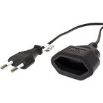goobay Kabel síťový 2pinový prodlužovací, CEE 7/16(M) - CEE 7/16(F), 5m, černý (50510) - 19.92.0105 – Zboží Živě