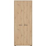 Space Office šatní skříň SZF2D/200, dub artisan – Zboží Dáma
