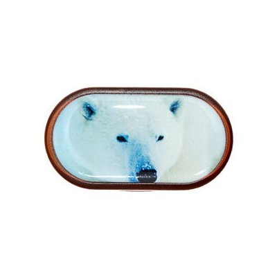 Optipak Limited pouzdro se zrcátkem Divoká zvířata Lední Medvěd – Zboží Mobilmania