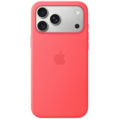 Apple iPhone 17 Pro Max Silicone Case with MS – Br.Guava MHW64ZM/A – Zboží Mobilmania