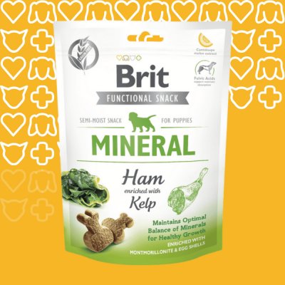 Brit snack Mineral ham & kelp 150 g – Zbozi.Blesk.cz