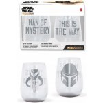 Stor Sklenice na nápoje Star Wars The Mandalorian 2 x 510 ml – Zbozi.Blesk.cz