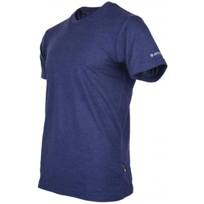 Hi-tec Plain bavlněné pánské tričko Modrá – Zboží Mobilmania
