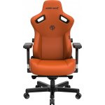 Anda Seat Kaiser 3 XL PVC kůže oranžová AD12YDC-XL-01-O-PVC – Zboží Dáma