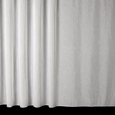 Českomoravská textilní voálová záclona PEGGIE 11 hustě tkaná bez vzoru, s olůvkem, bílá, výška 210cm ( v metráži) – Zboží Mobilmania