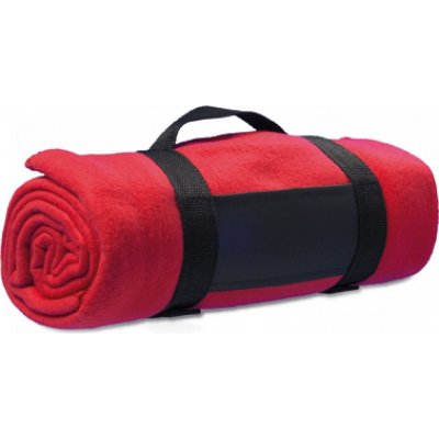 Printwear fleece deka Winchester s nylonovým popruhem Červená 160x125