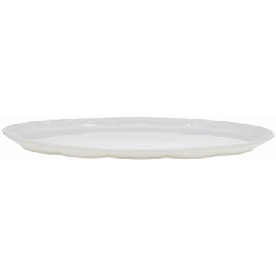 Chic Antique Porcelánový talíř Provence White Oval 40 cm bílá – Zboží Dáma