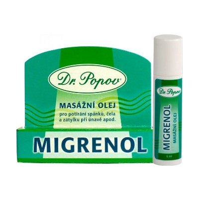 Dr. Popov Migrenol masážní olej roll-on 6 ml – Zboží Mobilmania