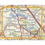 KČT 88 Pavlovské vrchy a dolní Podyjí - nástěnná turistická mapa 90 x 60 cm Varianta: mapa v dřevěném rámu, Provedení: Ticiago dub – Hledejceny.cz