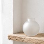 Wikholm Form Skleněná bílá váza Bubblan L – Hledejceny.cz