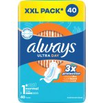 Always Ultra Day Normal hygienické vložky 40 ks – Zboží Dáma