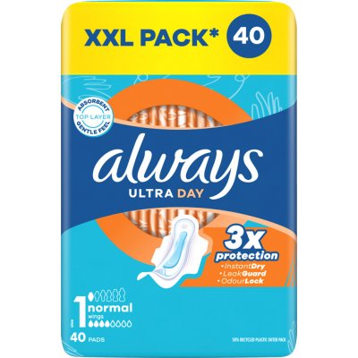Always Ultra Day Normal hygienické vložky 40 ks – Zboží Dáma
