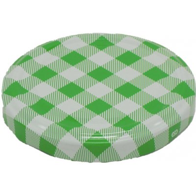 Zavařovací víčko KÁRO ZELENÉ TO 66 RTS (paster do 105°C) Počet kusů v balení: 1 – Zboží Mobilmania