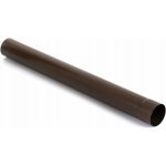 Evromat Okapový svod 80 mm 1 m RAL 8017 hnědý – Zboží Mobilmania