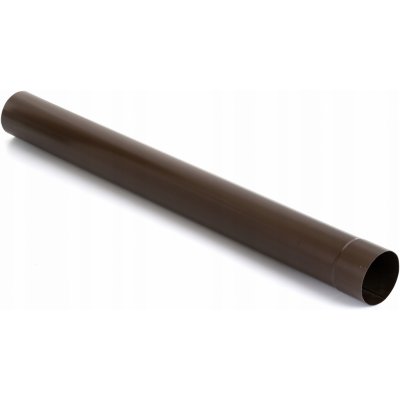 Evromat Okapový svod 80 mm 1 m RAL 8017 hnědý – Zboží Mobilmania