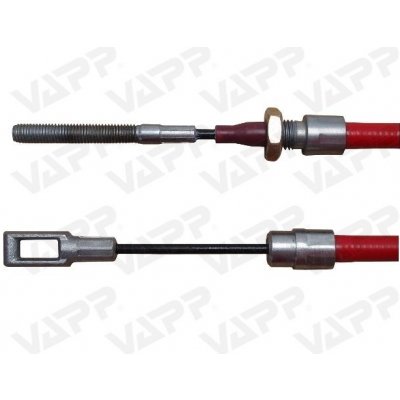 AL-KO Lanovod brzdový staré provedení 1160/1385 mm, závit M8 – Zboží Mobilmania