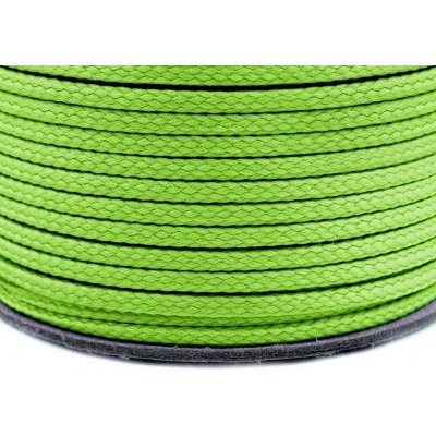 Oděvní šňůra PES Ø2 mm, střední, 5505 zelená neon
