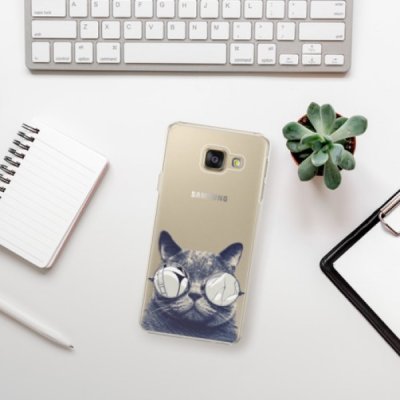 Pouzdro iSaprio Crazy Cat 01 - Samsung Galaxy A3 2016 – Zboží Mobilmania