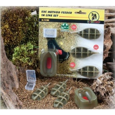 Extra Carp Method Feeder Set 20,30,40g + formička – Zbozi.Blesk.cz