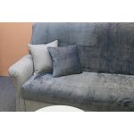 Sleep-well Sada na sedací soupravu mikrovlákno antracit 1x 150 x 200 cm, 2x 150 x 70 cm, 2x 40 x 40 cm – Sleviste.cz