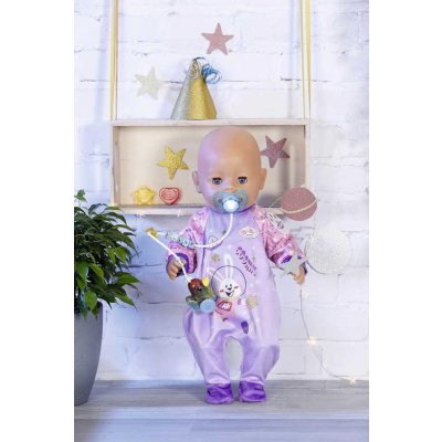 Zapf Creation BABY BORN Dudlík interaktivní na baterie pro panenku miminko Světlo Zvuk