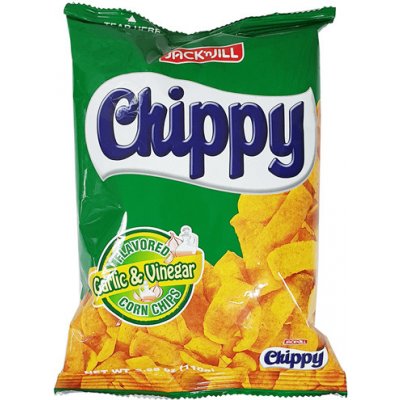 Jack & Jill's Kukuřičné chipsy s příchutí česneku a octa 110 g – Sleviste.cz