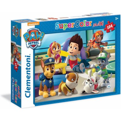 Clementoni Dětské MAXI Paw Patrol 23970 104 dílků – Sleviste.cz