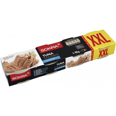 Sokra Tuňák kousky ve vlastní šťávě 4 x 80 g – Sleviste.cz