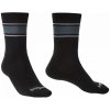 Bridgedale ponožky Everyday SockLiner Merino Endurance Boot blacklt grey