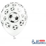 PartyDeco Balonek latex Fotbalový míč 30 cm – Sleviste.cz