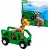 Figurka Brio Safari vagón s žirafou