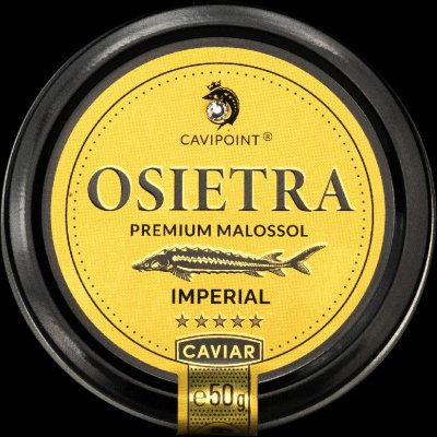 Cavipoint Osietra Imperial sturgeon caviar 50 g tin – Zboží Dáma