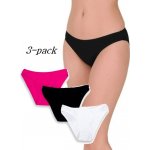 Sensor Double Face 3Pack dámské kalhotky černá lilla magenta – Zboží Dáma