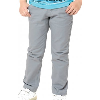 Winkiki Kids Wear chlapecké kalhoty West šedá – Zboží Mobilmania